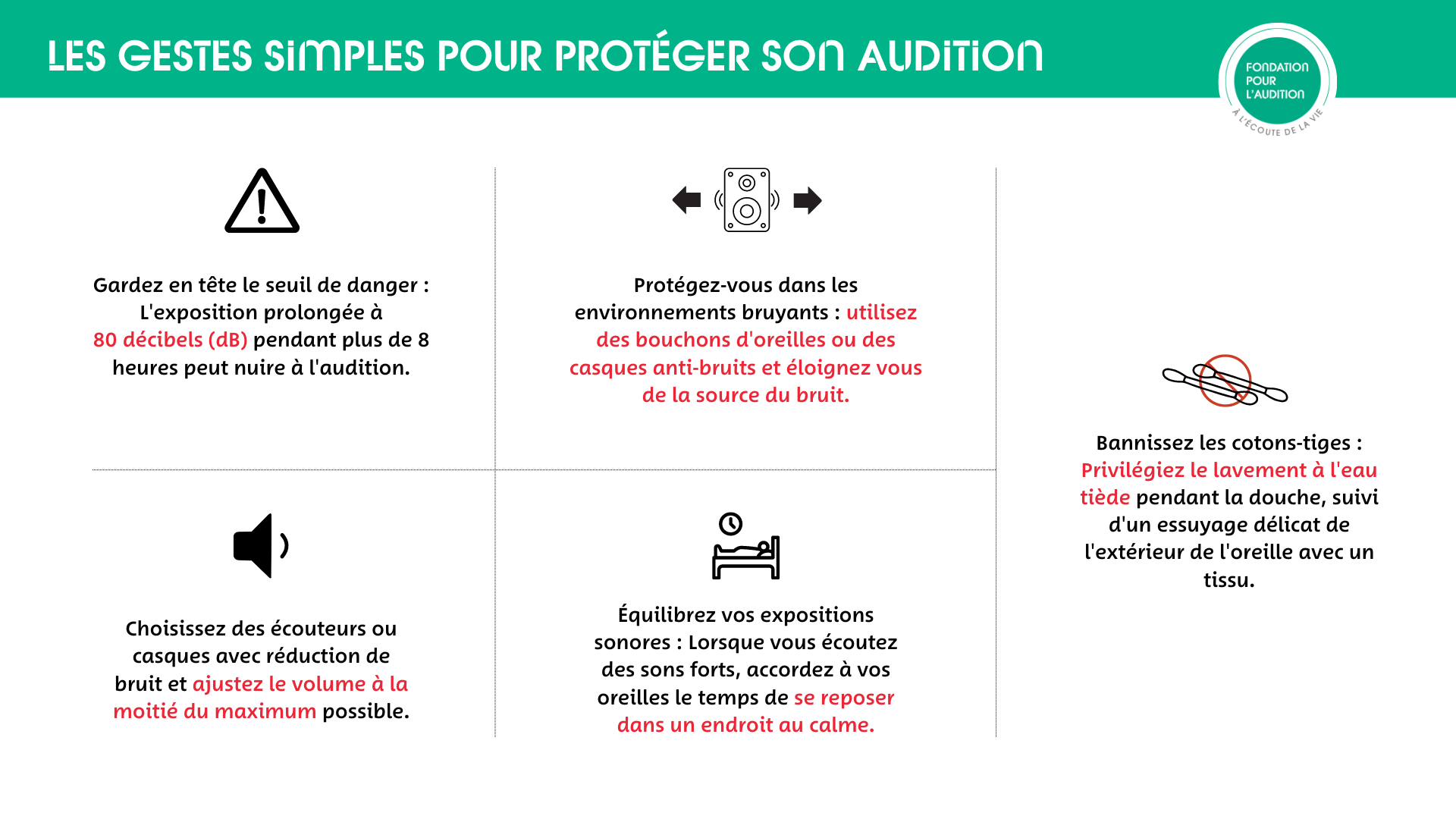 Les gestes simples pour protéger son audition