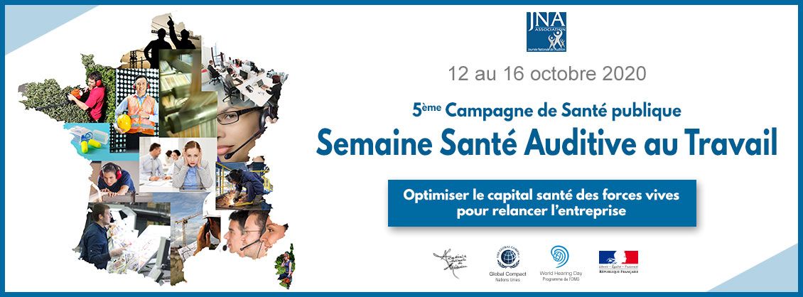 Bannière de la 5ème Semaine de la Santé Auditive au Travail