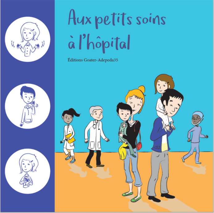 Couverture du livre Aux petits soins à l'hôpital