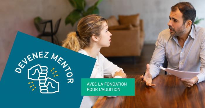 Devenez mentor avec la Fondation Pour l'Audition